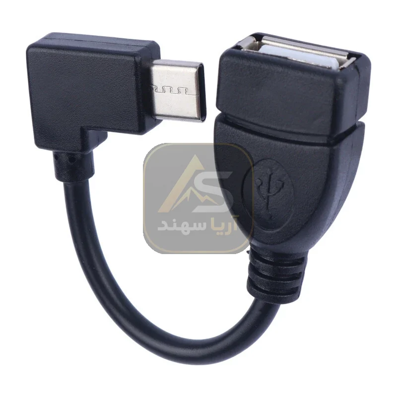 تبدیل USB OTG به تایپ سی OTG USB To Type-C Adaptor - فروشگاه آریا سهند