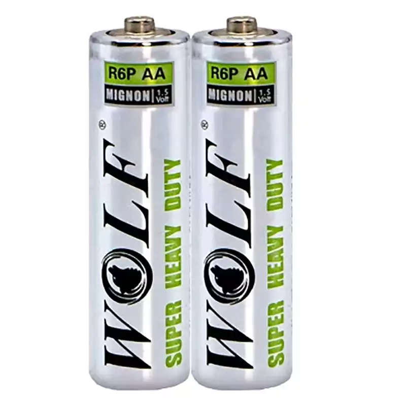 باتری قلمی شرینک ولف WOLF Super Heavy Duty بسته 2 عددی - فروشگاه آریا سهند