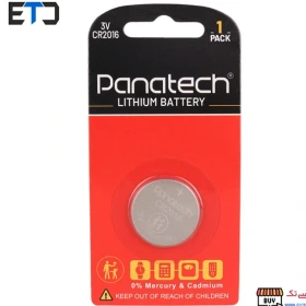 باتری سکه ای Panatech پاناتک مدل CR2016 - فروشگاه آریا سهند