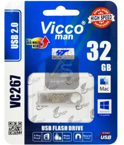 فلش 32 گیگ ویکومن Vicco Man مدل VC267 USB2.0