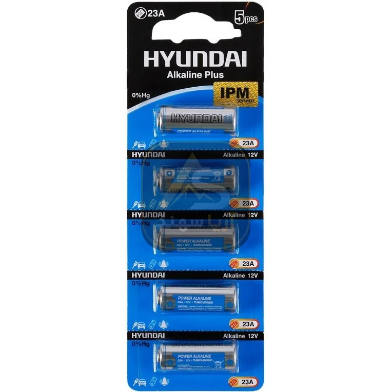 باتری قلمی AA batteries Hyundai A23 5Pieces - فروشگاه آریا سهند