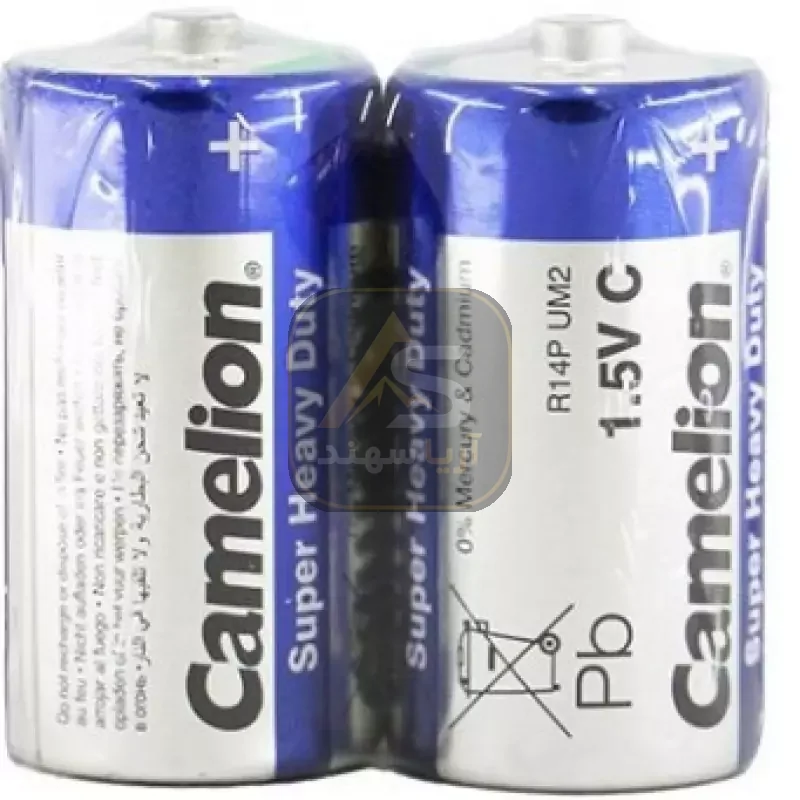 باتری معمولی سایز C متوسط کملیون Camelion (بسته بندی شیرینگ)